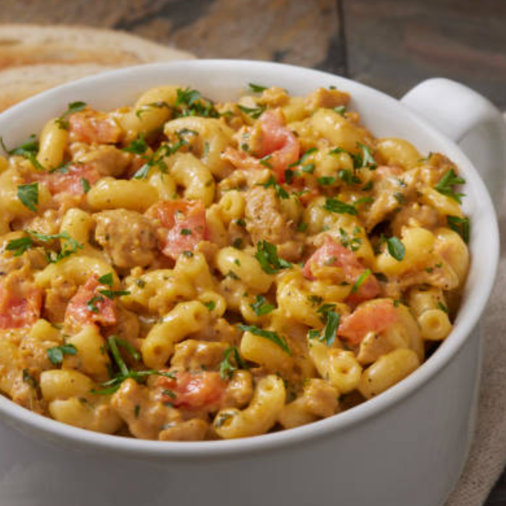 Queso Chicken Mac